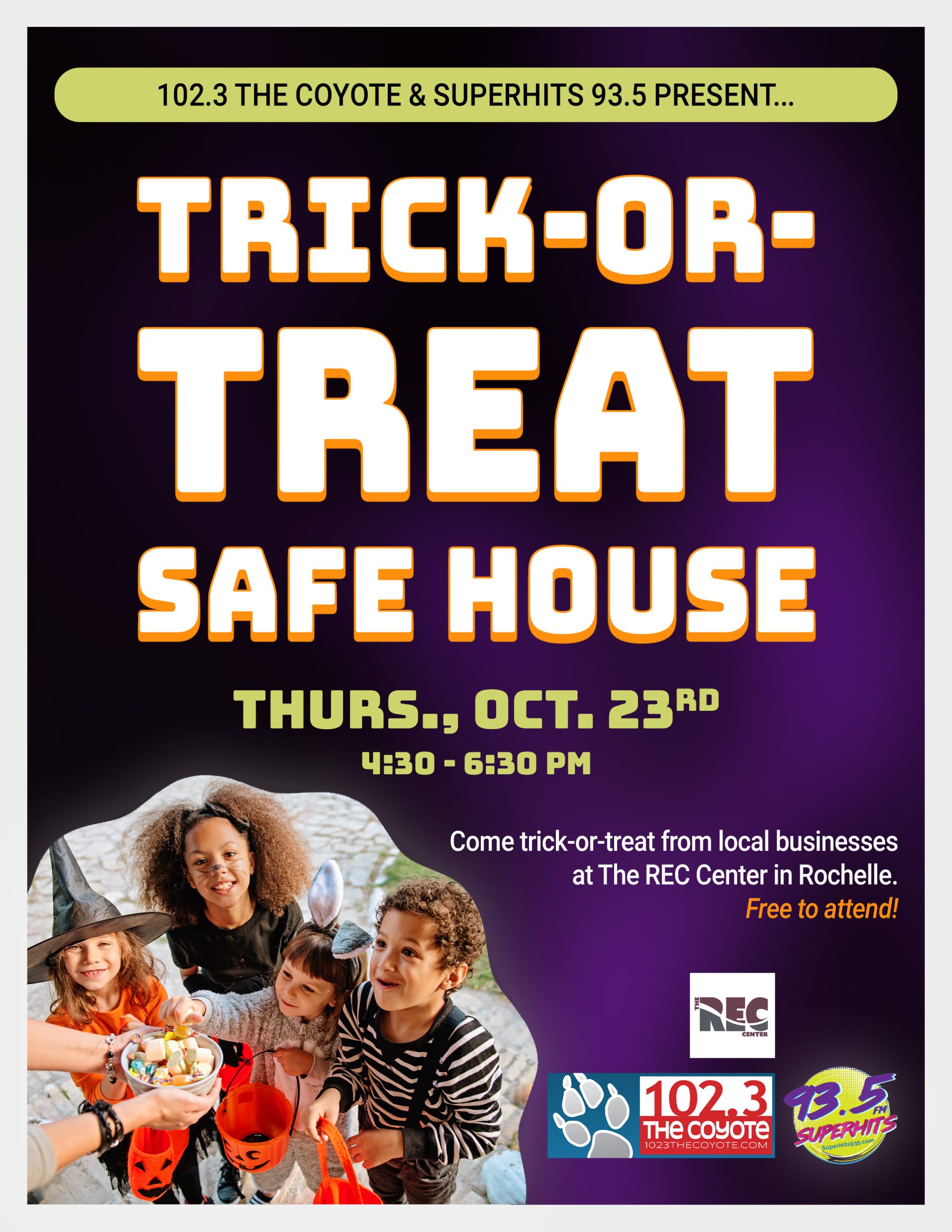 Rochelle Hosts Annual Trick or Treat Safe House - 102.3 The Coyote